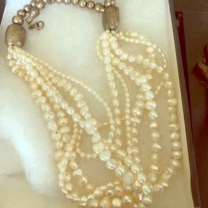 Silpada Sterling Silver Pearl Necklace
